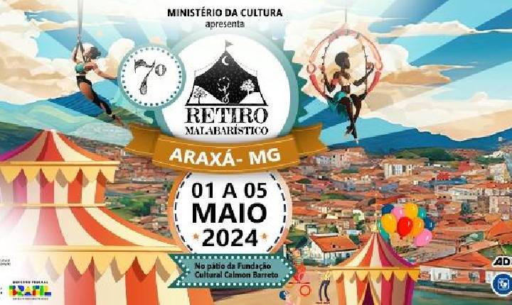 Araxá recebe pela primeira vez o Retiro Malabarístico, evento circense que reúne artistas de todo o país