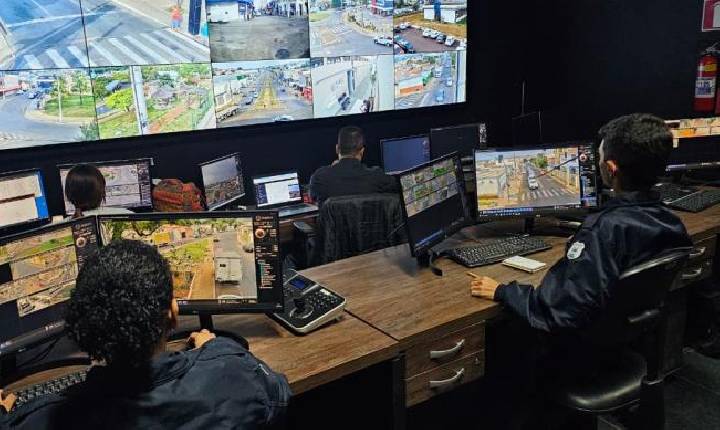 Central de Videomonitoramento contribui para resolução eficiente de crimes e infrações em Araxá