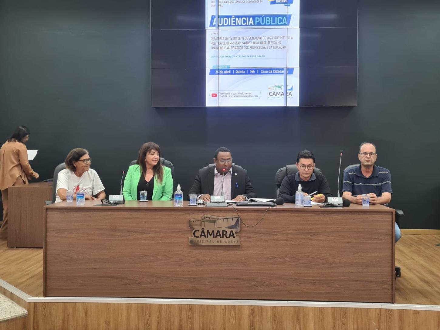 Audiência Pública discute bem-estar e valorização dos profissionais da educação