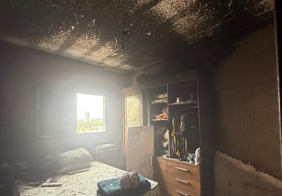 Ferro de passar roupas pode ter sido a causa de incêndio em casa de Araxá