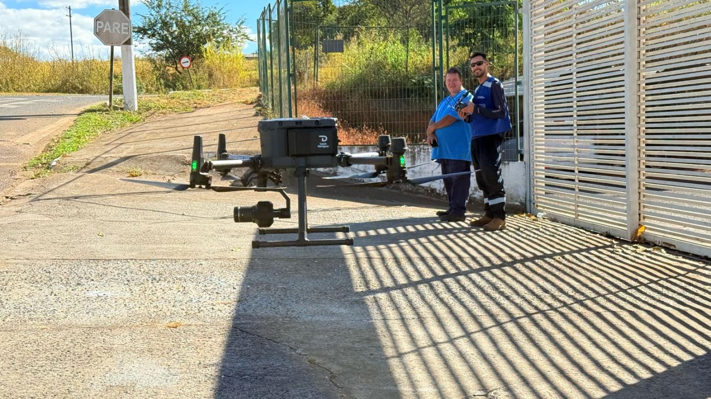 Mapeamento por drones nos setores Sul e Oeste identifica 470 potenciais criadouros do Aedes aegypti