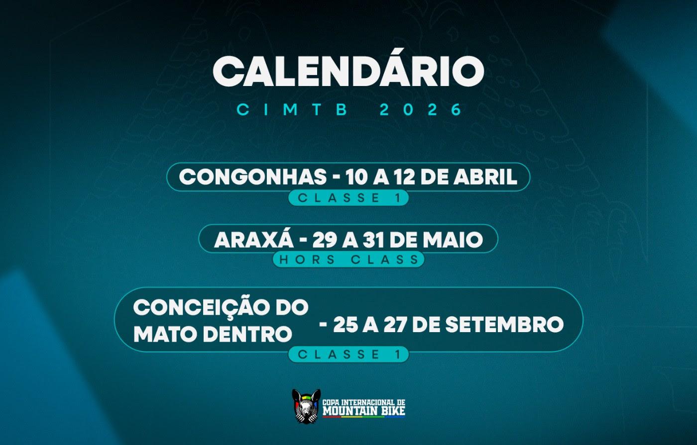 CiMTB anuncia o calendário para a temporada de 2026