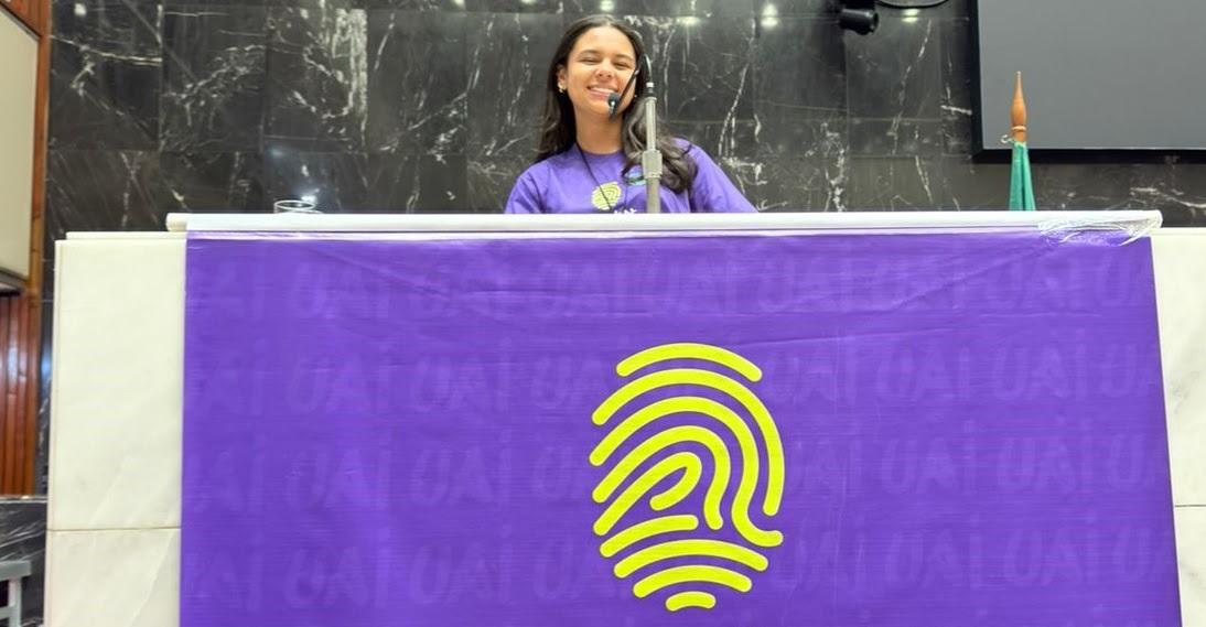 Estudante do Colégio São Domingos representa Araxá e região no Parlamento Jovem