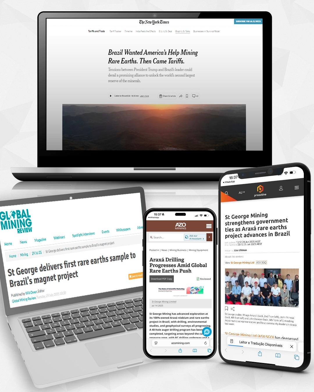 The New York Times e imprensa internacional apontam Araxá como centro das atenções em terras raras