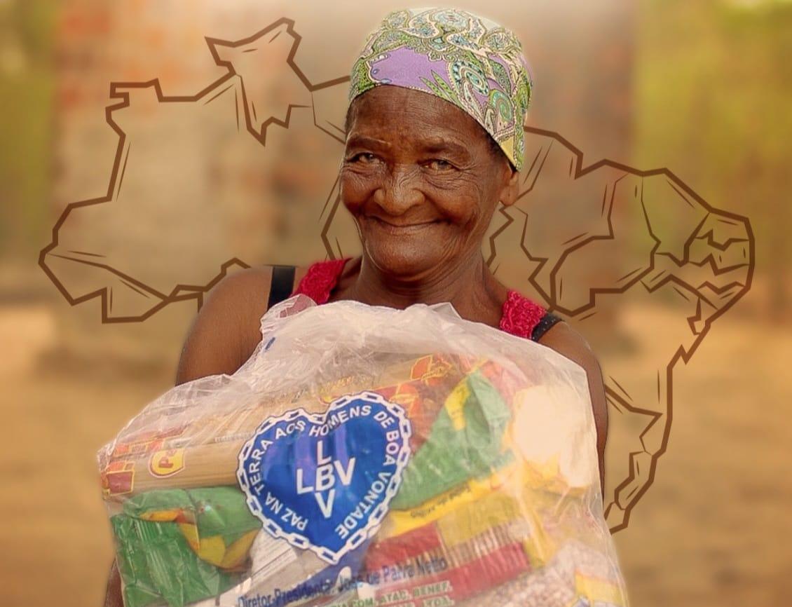 Campanha de Natal da LBV leva alimentos a famílias em vulnerabilidade  social em todo o país