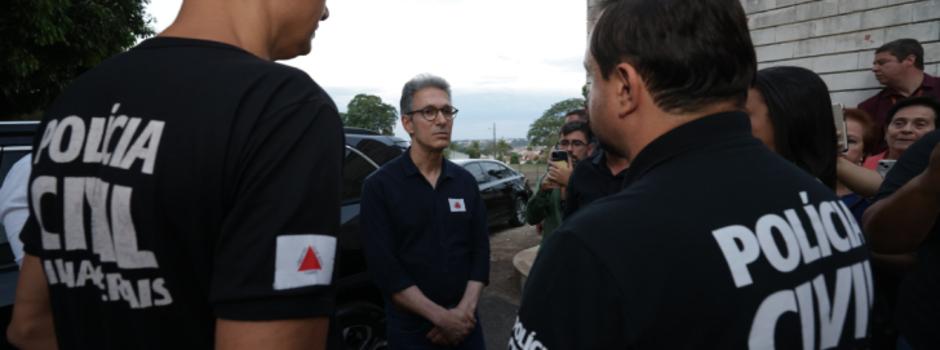 Governo de Minas confere andamento das obras da nova sede da Delegacia Regional de Polícia Civil em Araxá