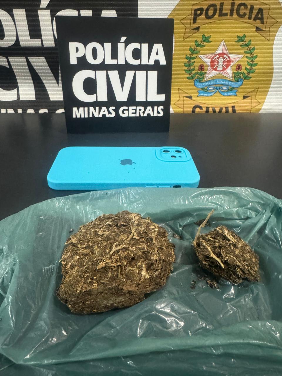 Polícias Civil e Militar realizam operação conjunta e prendem dois suspeitos de tráfico em Campos Altos