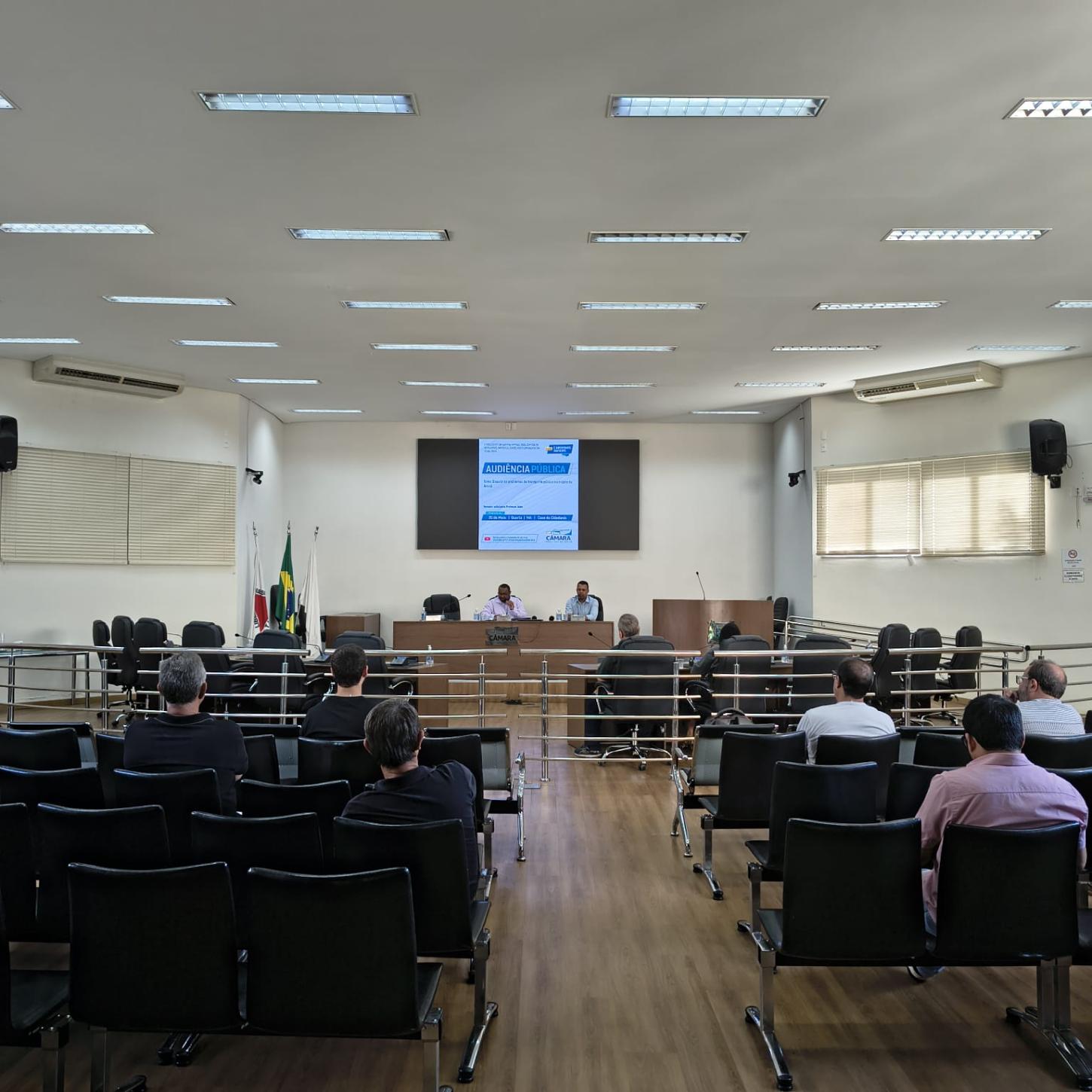 Audiência Pública debate demandas do transporte público em Araxá