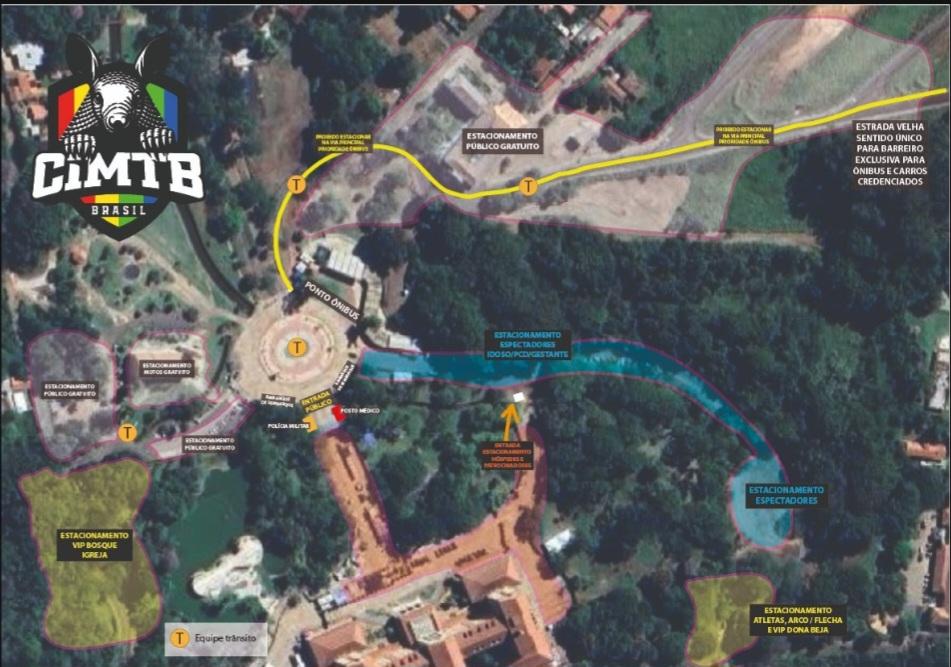 CiMTB Araxá tem estacionamentos pagos e gratuitos na edição de 2026 do evento