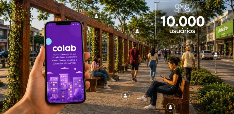 Aplicativo de Serviços Digitais Colab Cidadão alcança marca de 10 mil usuários em Araxá