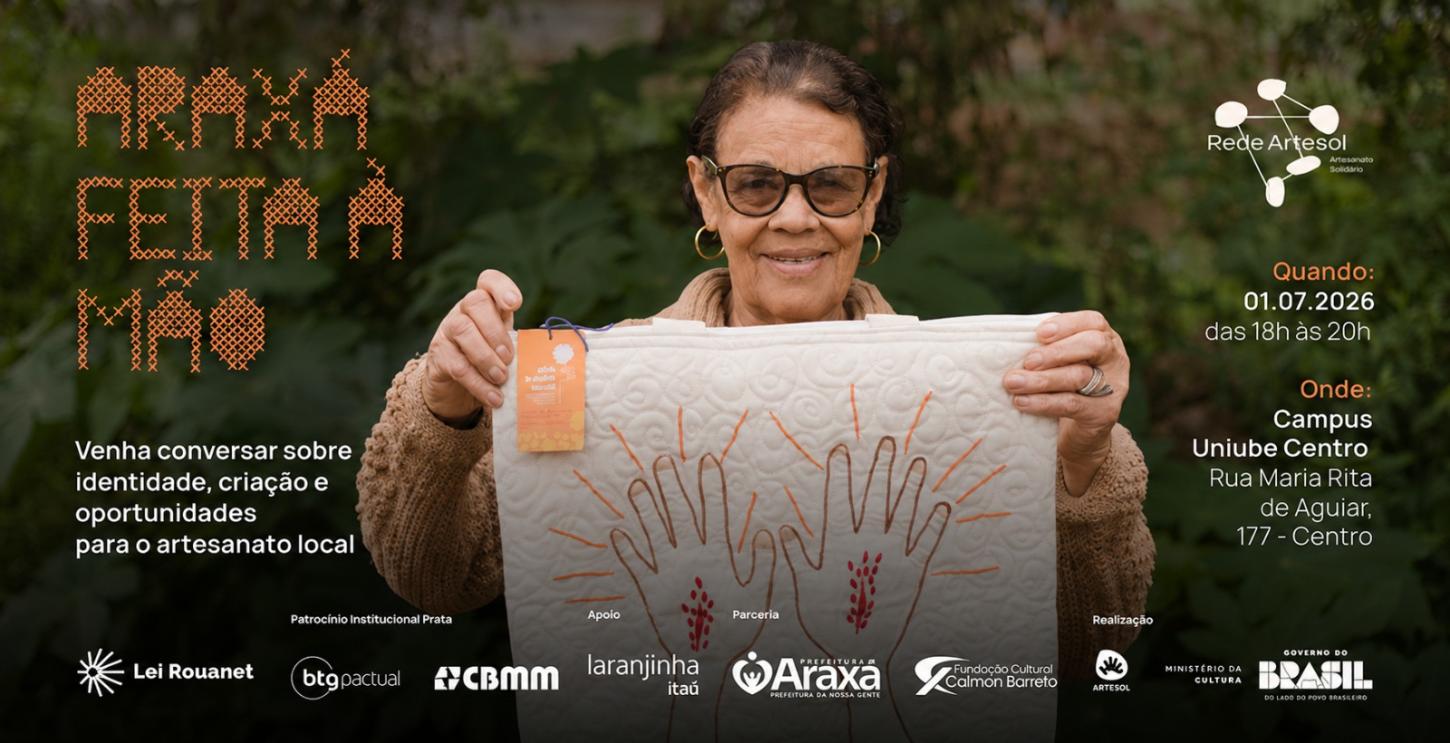 Araxá recebe encontro para apresentar programa de formação para artesãos nesta quarta; saiba como participar