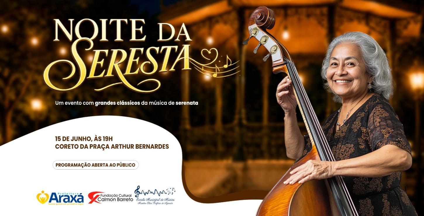 Escola Municipal de Música realiza o evento Noite da Seresta na próxima segunda (15)