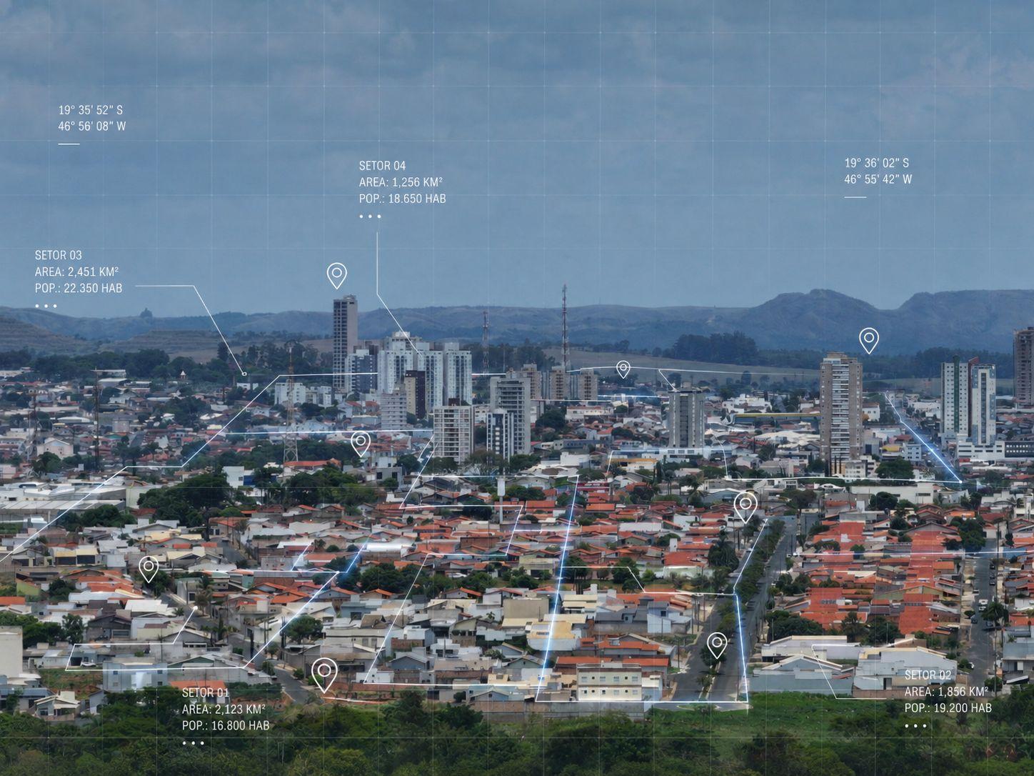 Prefeitura de Araxá informa sobre atividades de georreferenciamento e atualização cadastral no município