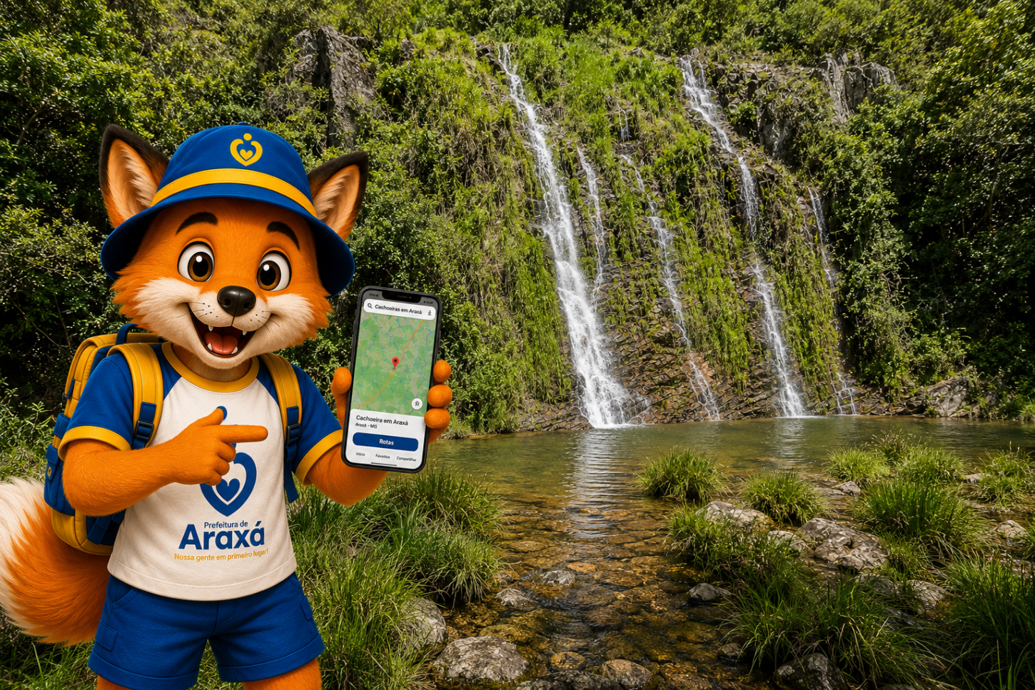 Secretaria de Turismo lança guia com QR Codes das cachoeiras próximas a Araxá