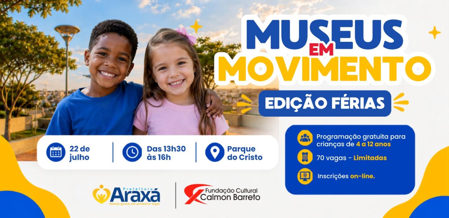 Fundação Cultural Calmon Barreto abre inscrições para o projeto “Museus em Movimento - Edição Férias”