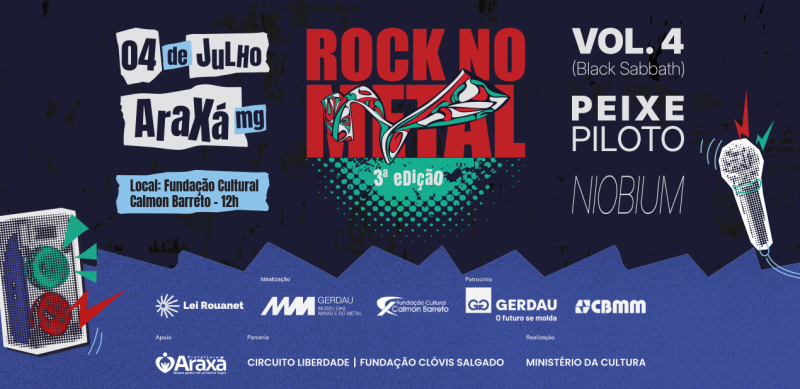 Fundação Cultural Calmon Barreto recebe festival Rock no Metal neste sábado (04)