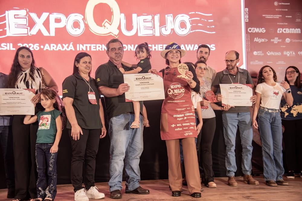 Minas domina a ExpoQueijo Brasil 2026 com Super Ouro e 67 troféus na maior competição das Américas