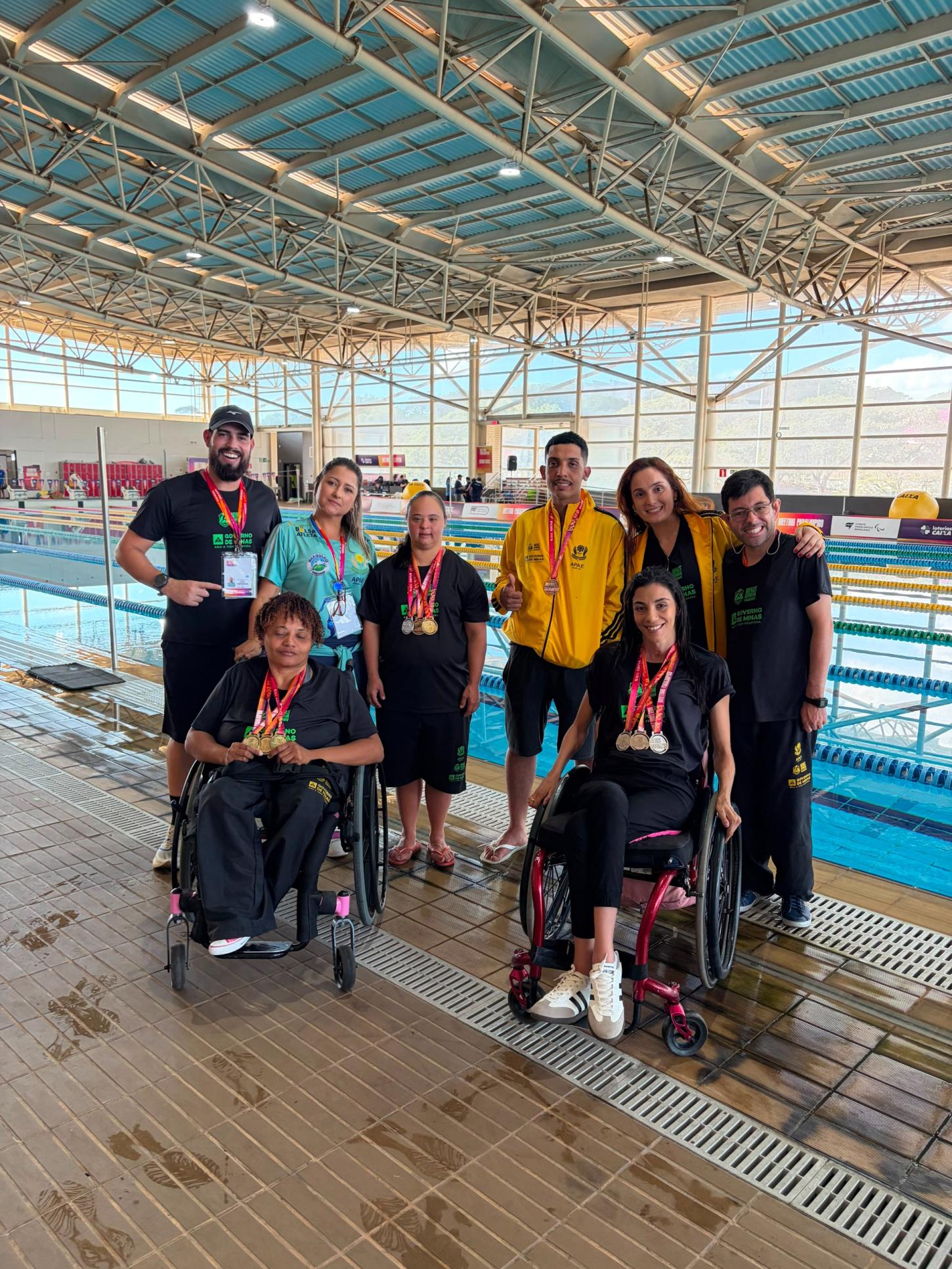 Prefeitura de Araxá apoia equipe da APAE Paralímpica na conquista de 27 medalhas em competição nacional