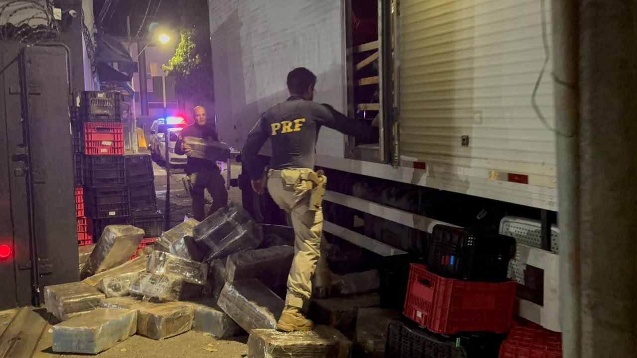 PRF e Polícia Militar Rodoviária apreendem mais de 3 toneladas de maconha após ação integrada na BR-262