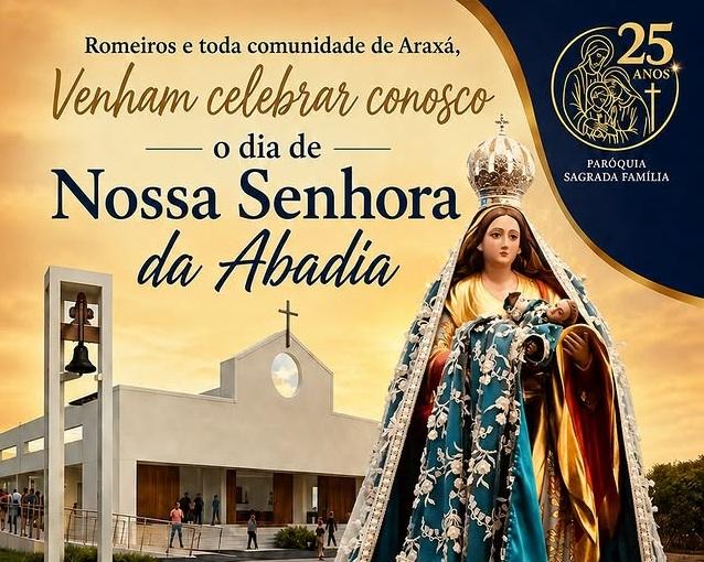 Comunidade de Nossa Senhora da Abadia prepara programação especial para este sábado em Araxá