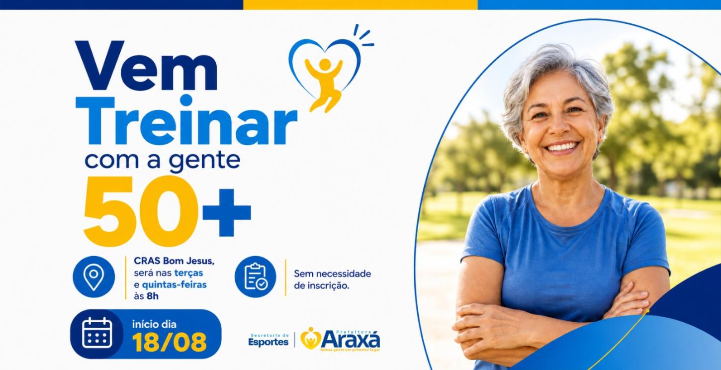 Prefeitura de Araxá inicia novas turmas de alongamento e funcional para pessoas 50+ no CRAS Bom Jesus