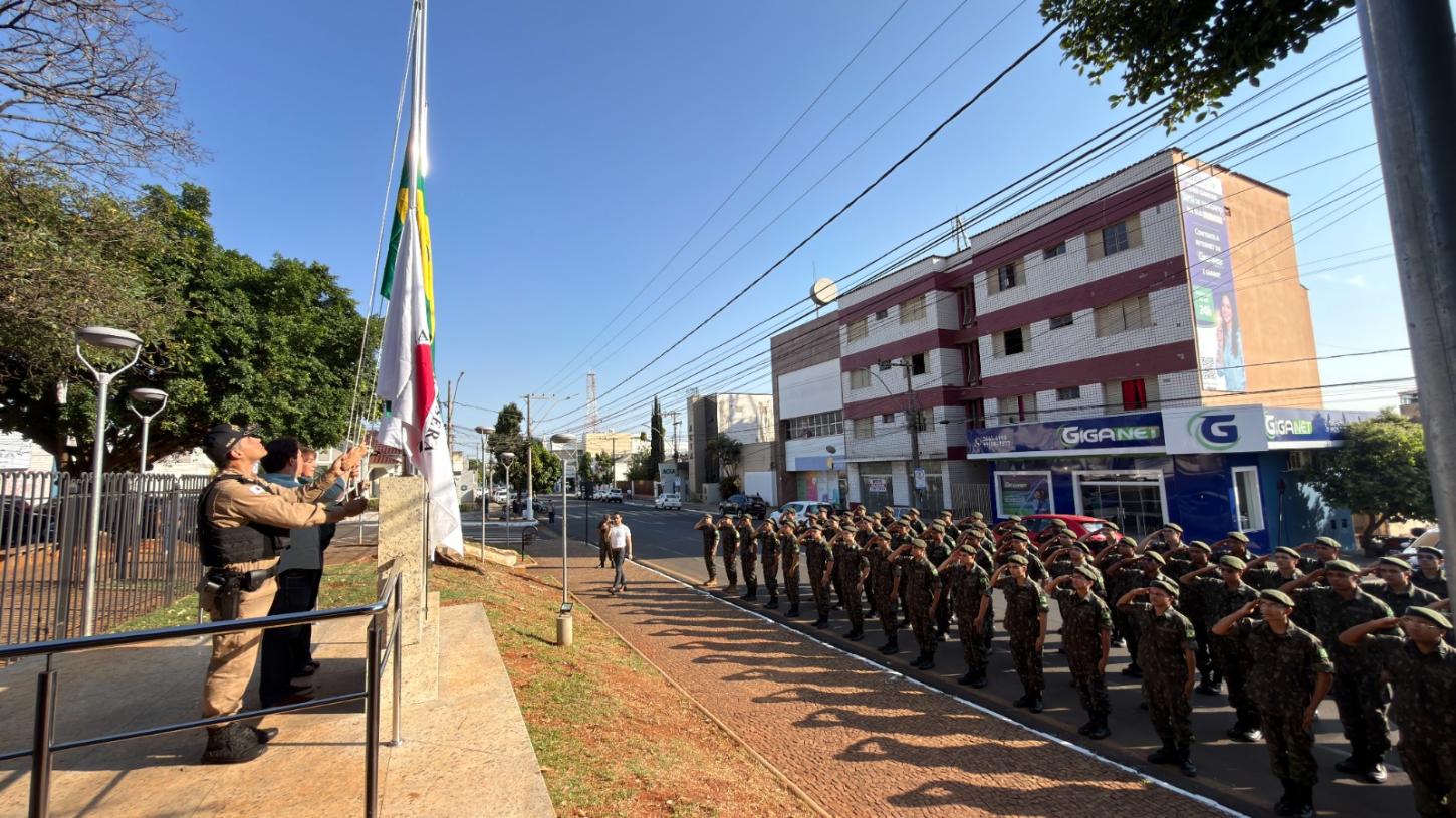 Araxá inicia comemorações da Semana da Pátria 2026 com cerimônia na Praça Arthur Bernardes