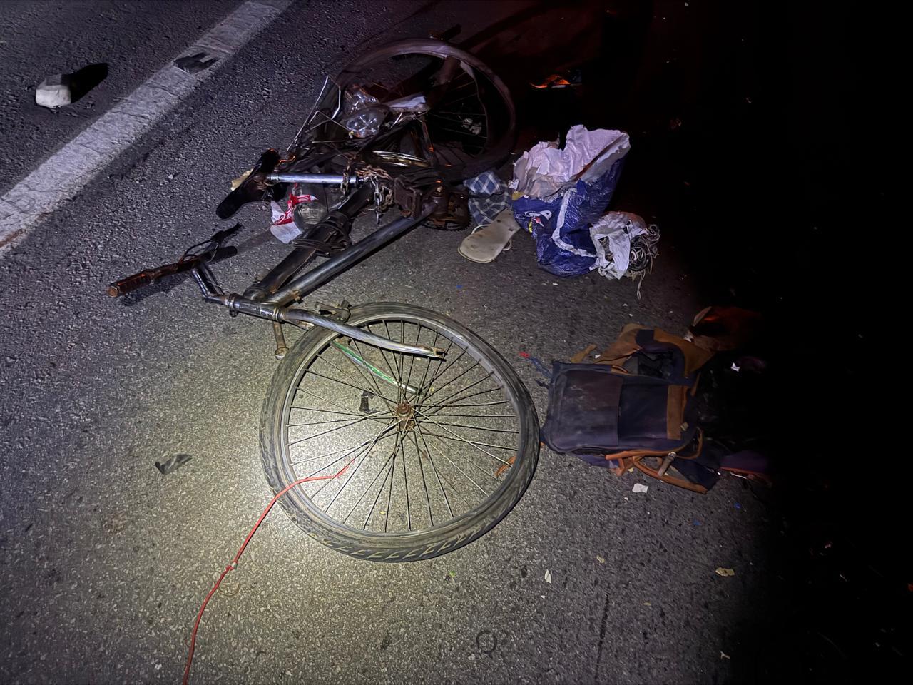 Ciclista de 44 anos morre após ser atropelado por veículo na BR-262