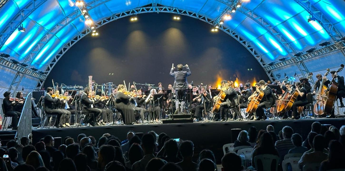 Com apoio da Prefeitura de Araxá, Orquestra Filarmônica de Minas Gerais se apresenta na Fundação Cultural Calmon Barreto neste sábado (5)