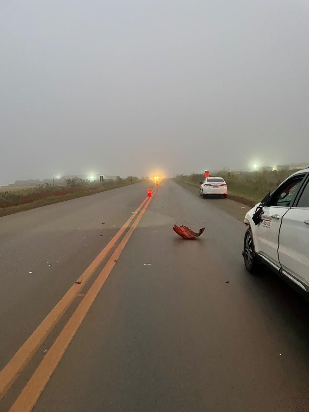 Homem morre após ser arremessado em atropelamento na BR-353 