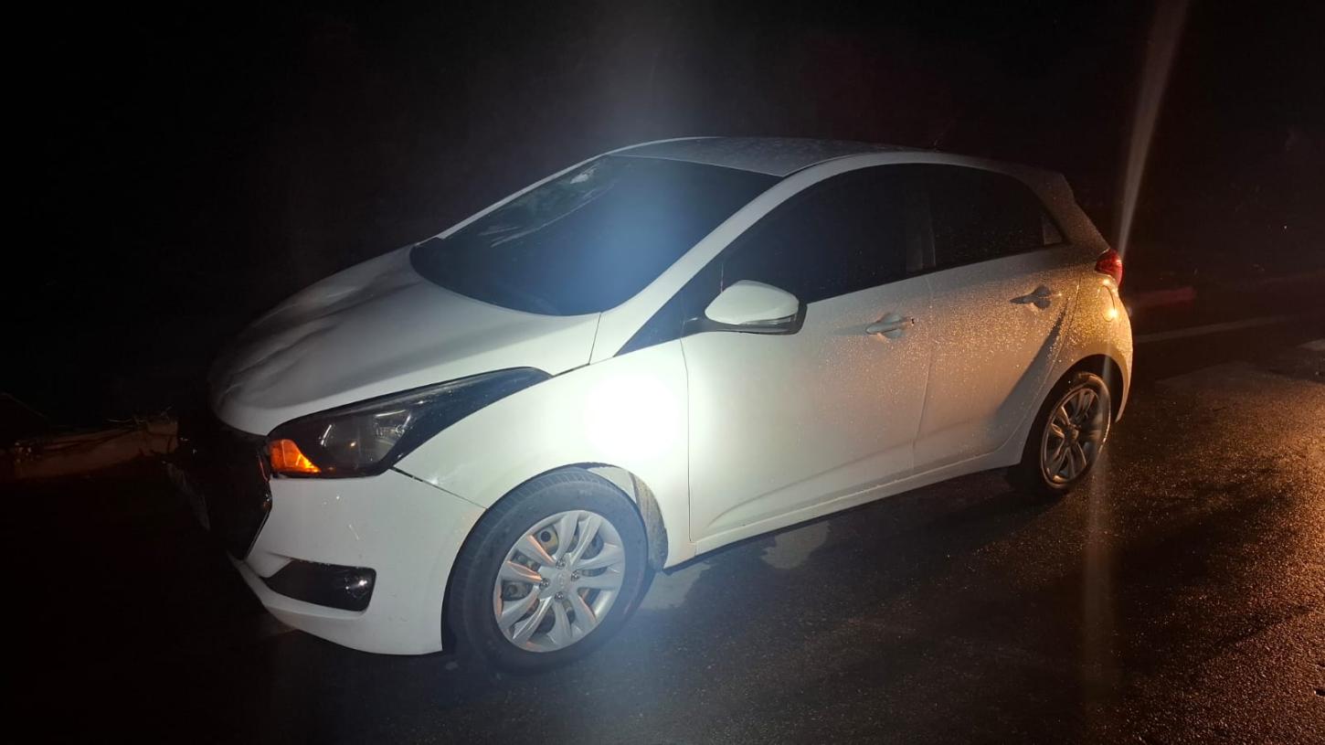 Carro envolvido no acidente