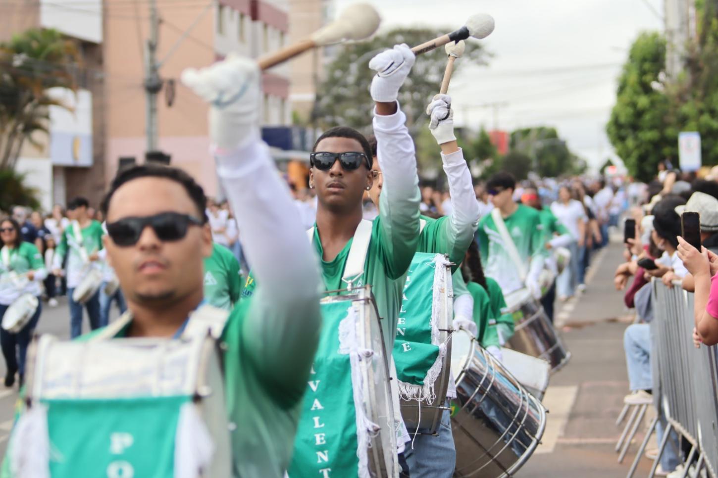 Desfile em Araxá