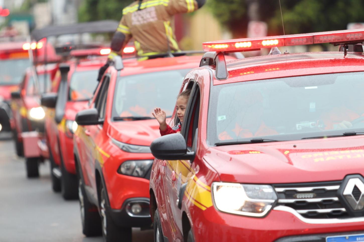 Desfile em Araxá