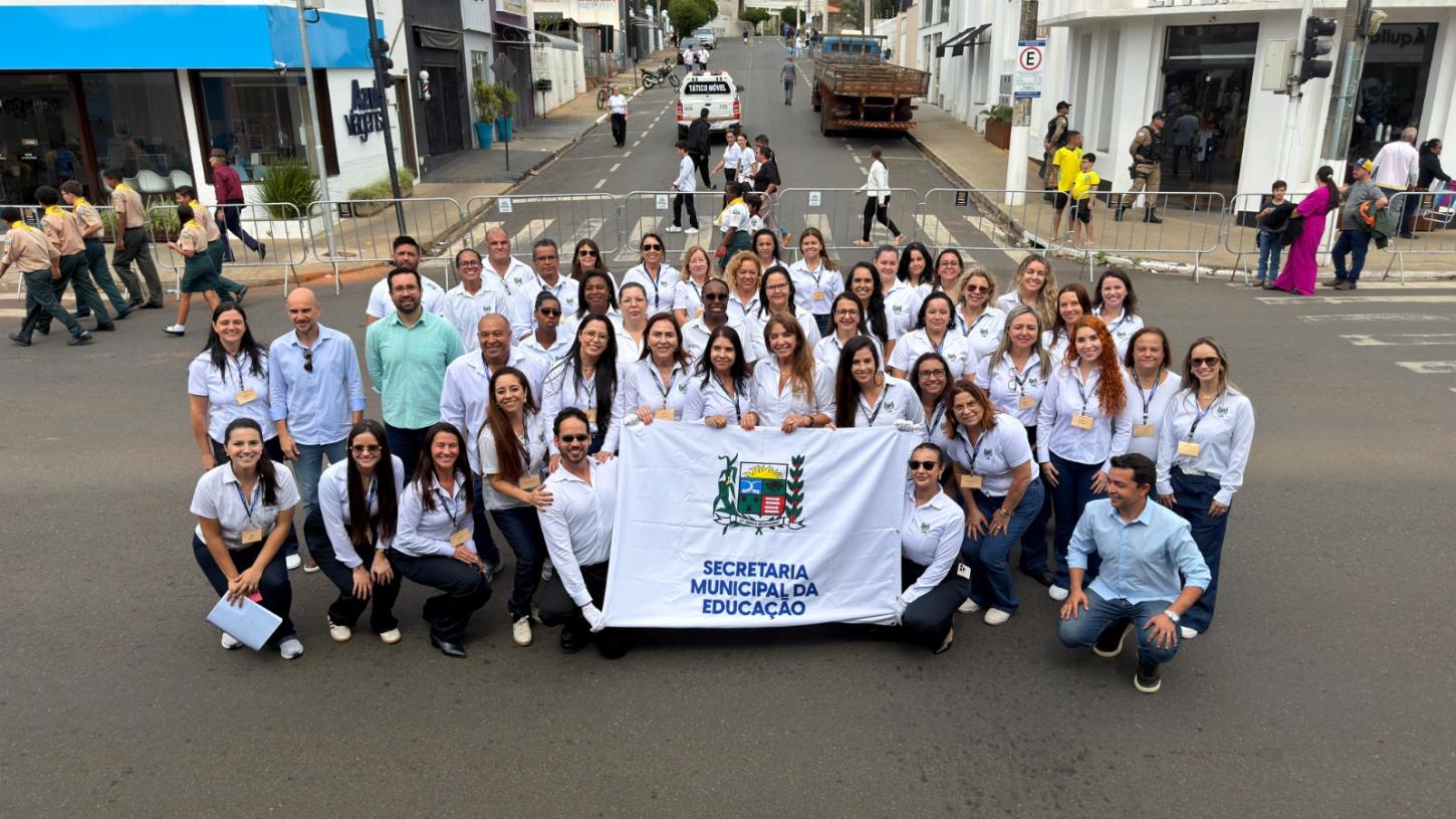 Desfile em Araxá