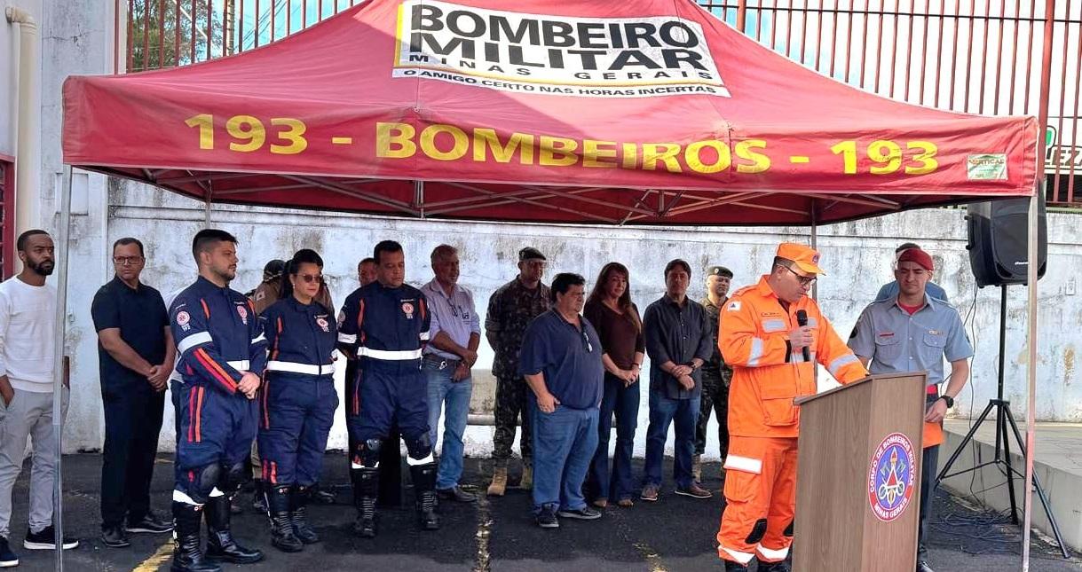 Semana da Pátria tem segundo dia de atividades no Batalhão do Corpo de Bombeiros em Araxá
