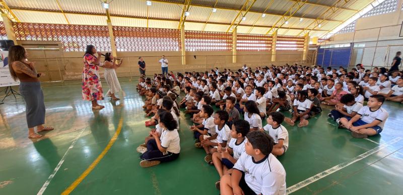 Alunos da Rede Municipal participam de atividades sobre arte, respeito e convivência