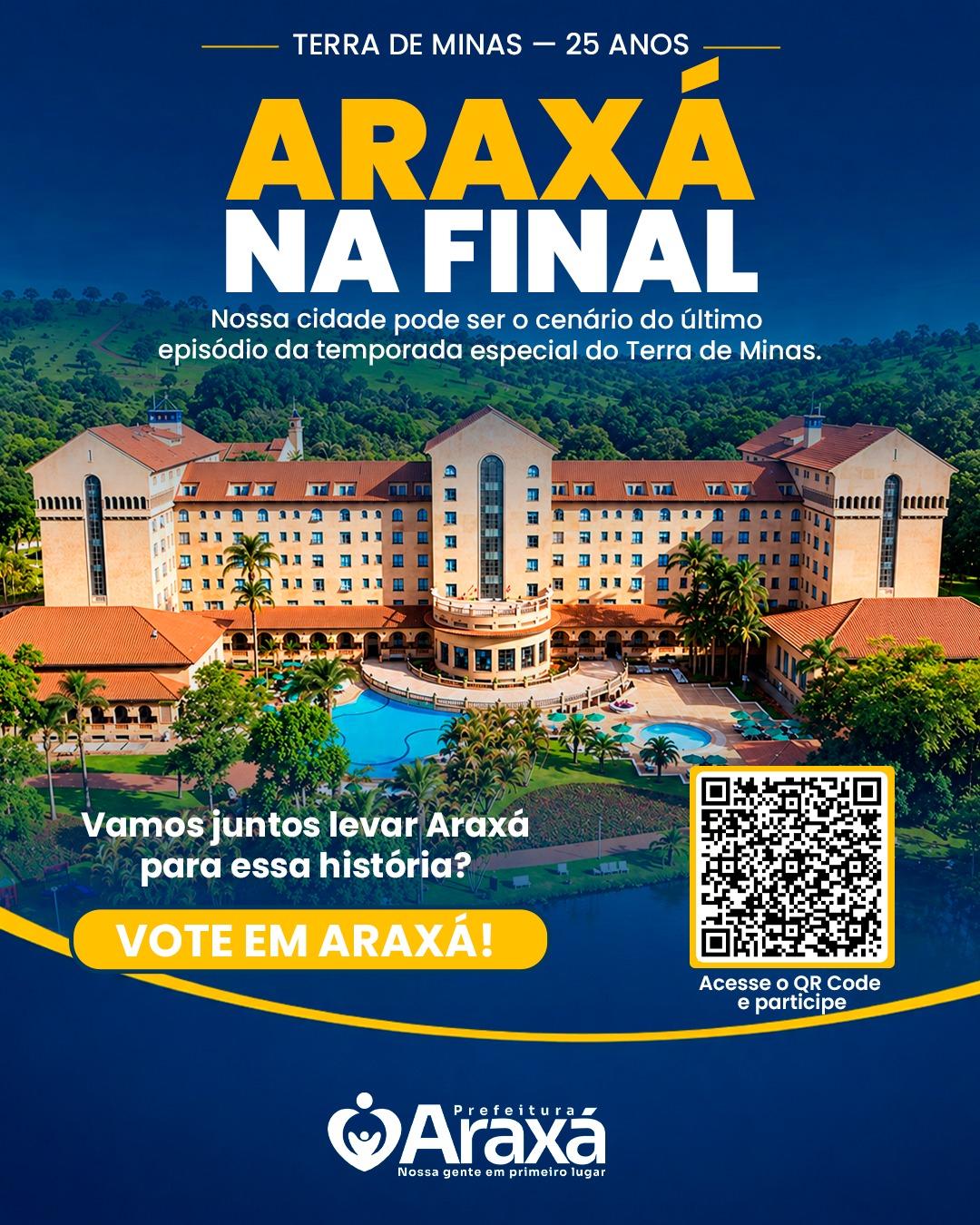 Araxá está na final de votação para ser cenário de episódio especial do Terra de Minas; saiba como votar