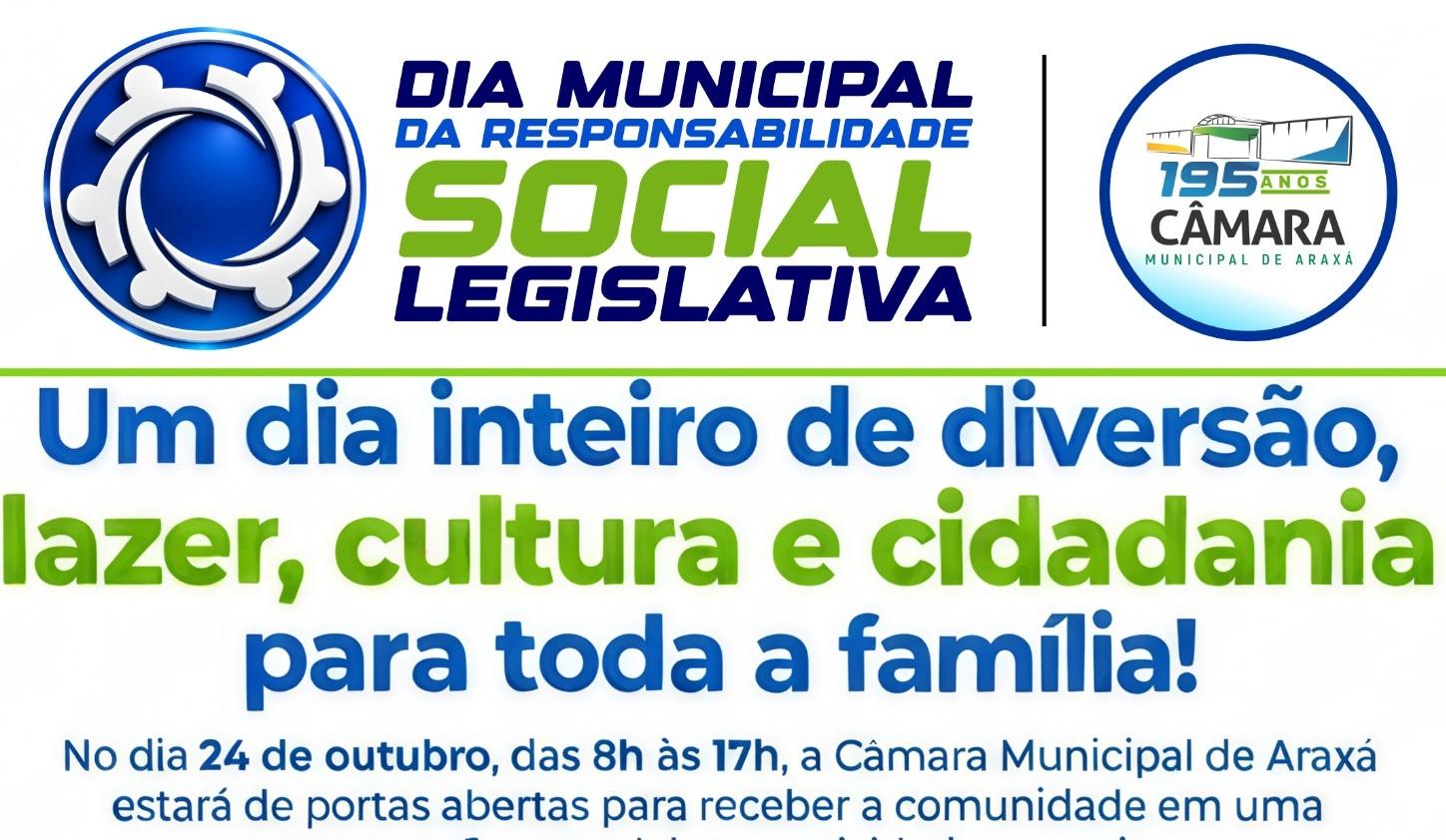 Câmara Municipal de Araxá promove mais uma edição do Dia Municipal da Responsabilidade Social Legislativa