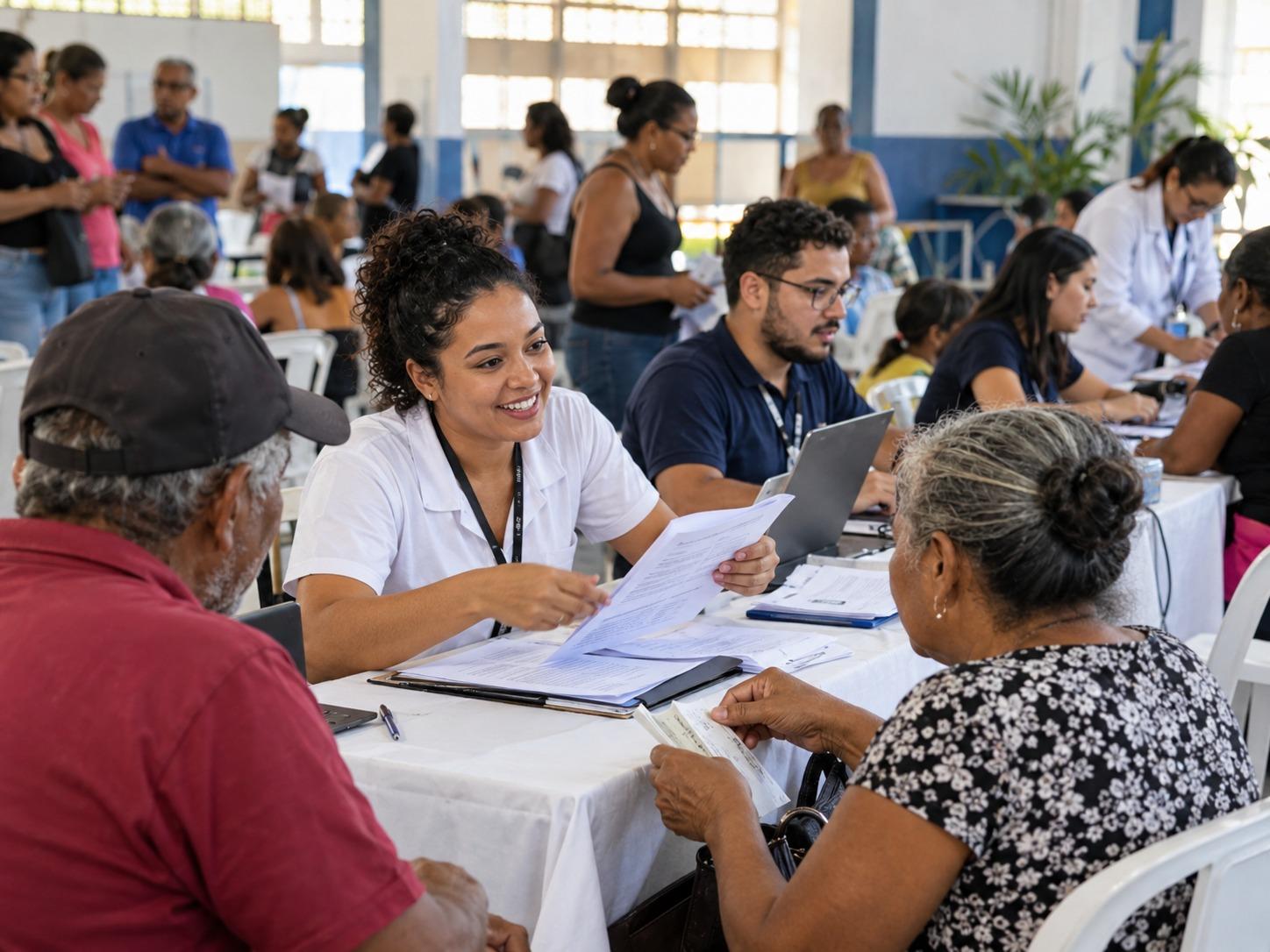 Mutirão oferece serviços gratuitos de saúde, documentação, assistência social e orientação jurídica nesta terça-feira (27)