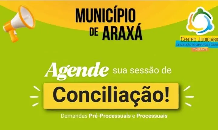 CEJUSC Itinerante chega à Comarca de Araxá com diversos serviços gratuitos para a população