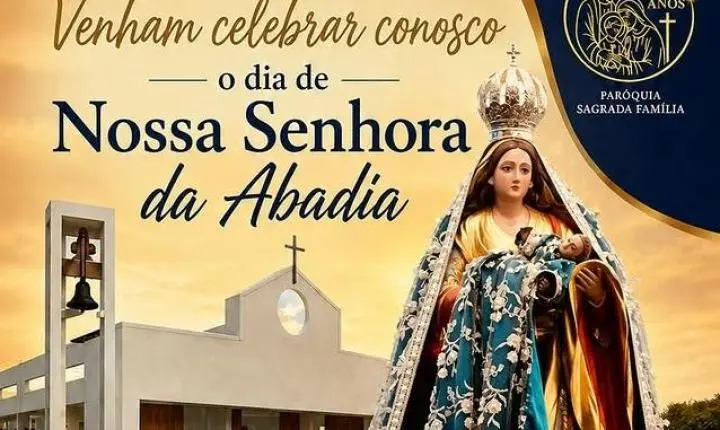 Comunidade de Nossa Senhora da Abadia prepara programação especial para este sábado em Araxá