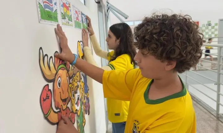 Copa do Mundo movimenta escolas municipais com atividades pedagógicas