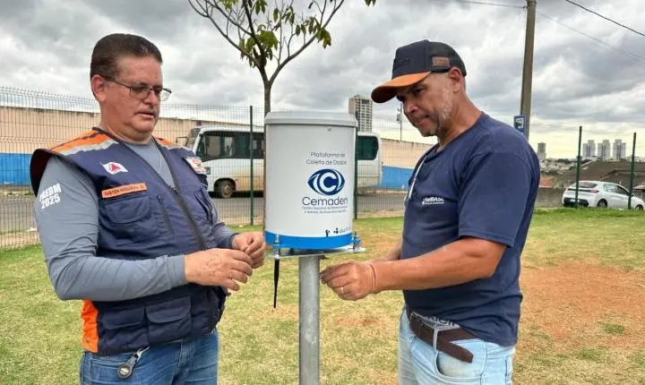 Defesa Civil instala novos pluviômetros para ampliar o monitoramento de chuvas em Araxá