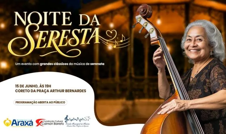 Escola Municipal de Música realiza o evento Noite da Seresta na próxima segunda (15)