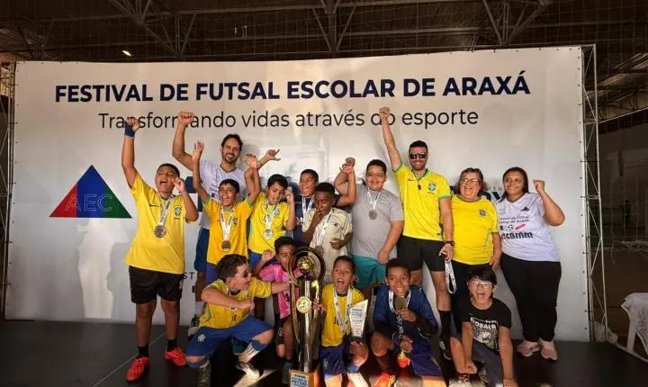 Festival Escolar de Futsal chega ao fim após um mês de competições entre 14 escolas e mais de 450 alunos