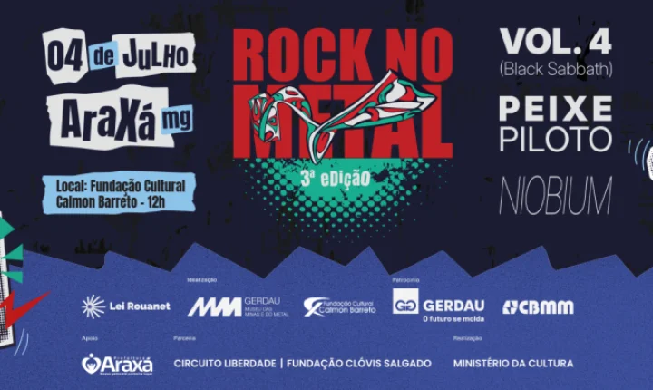 Fundação Cultural Calmon Barreto recebe festival Rock no Metal neste sábado (04)