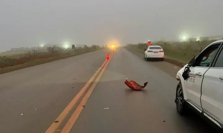 Homem morre após ser arremessado em atropelamento na BR-353 