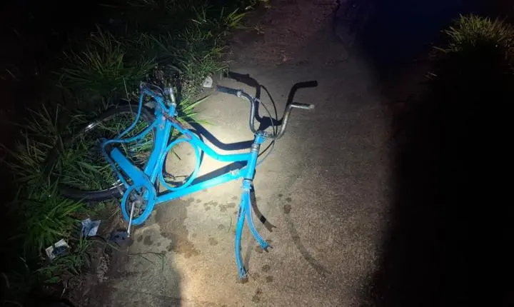 Homem morre em acidente envolvendo carro e bicicleta na BR-262