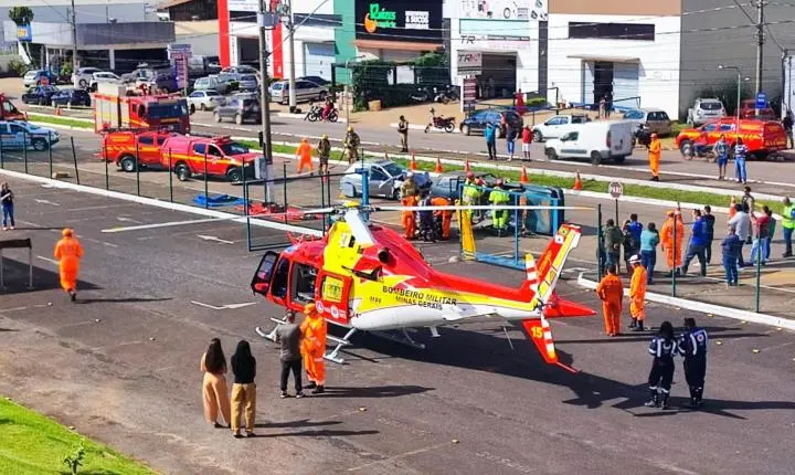 Maio Amarelo: Câmara de Araxá recebe simulado com foco na prevenção de acidentes no trânsito