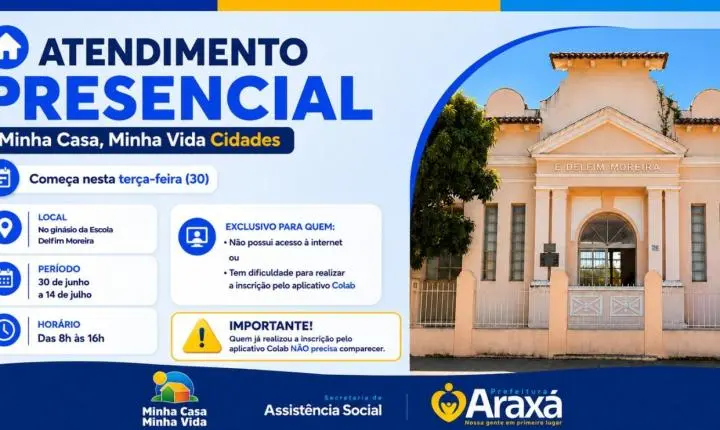 Minha Casa, Minha Vida: começa nesta terça (30) o atendimento presencial para quem não conseguiu fazer a inscrição pelo aplicativo