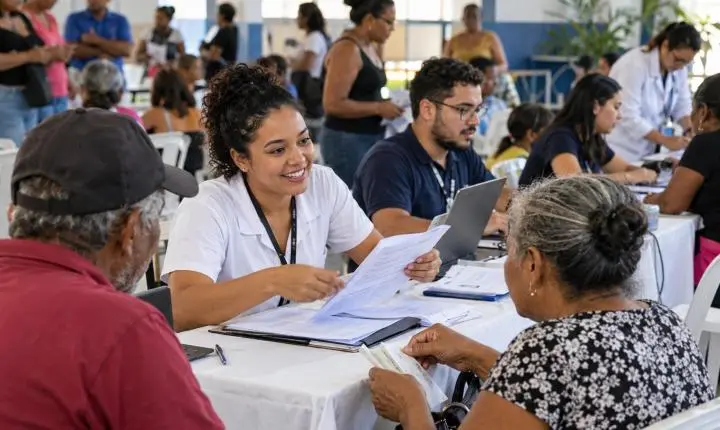 Mutirão oferece serviços gratuitos de saúde, documentação, assistência social e orientação jurídica nesta terça-feira (27)
